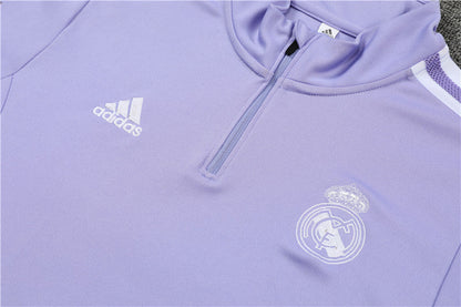 Buzo Completo Real Madrid Morado Negro 2022/23