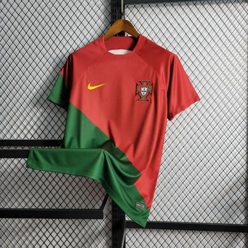 Camiseta Portugal Local Qatar 2022 Versión Fan