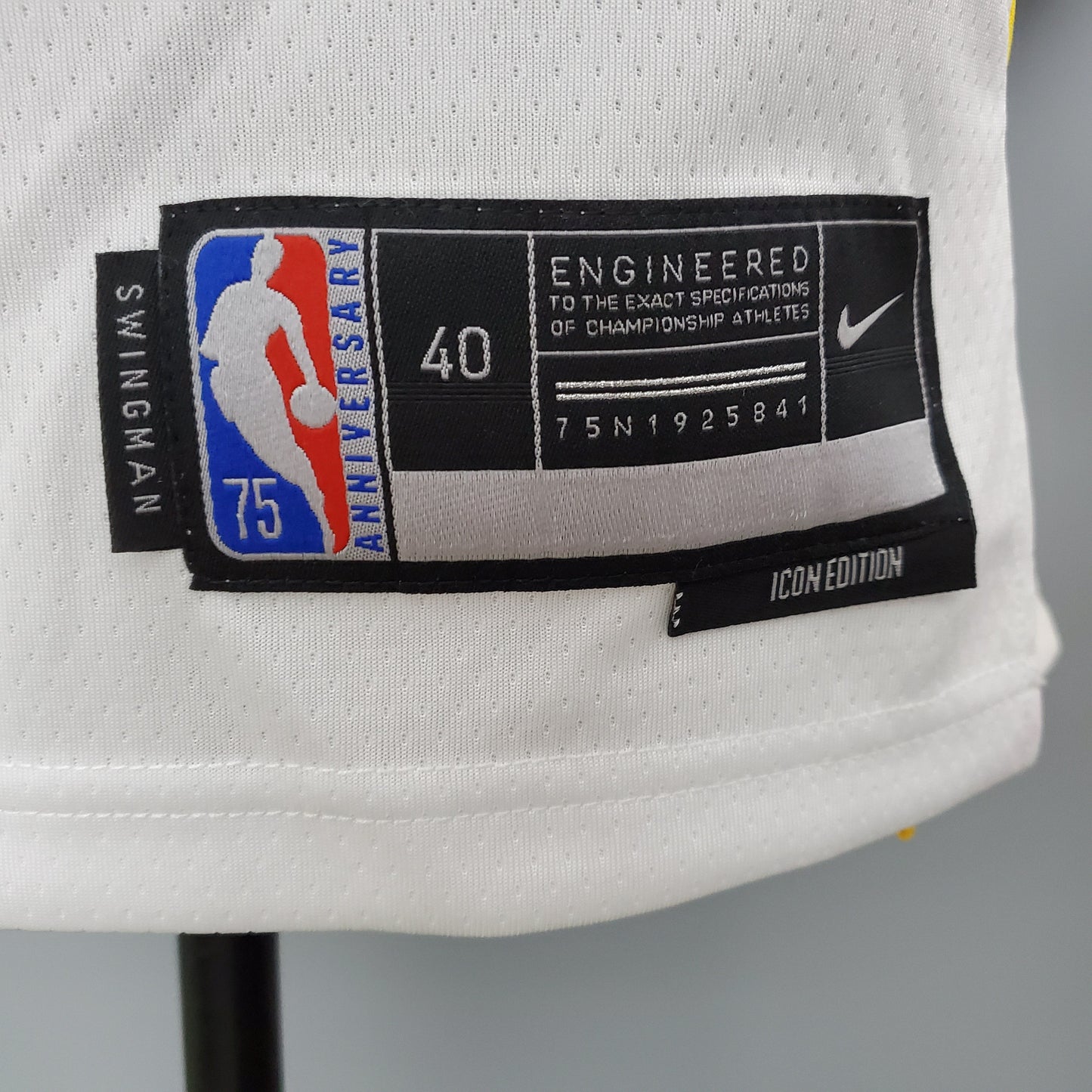 Camiseta Golden State Warriors Clásica Blanca NBA 75 Aniversario