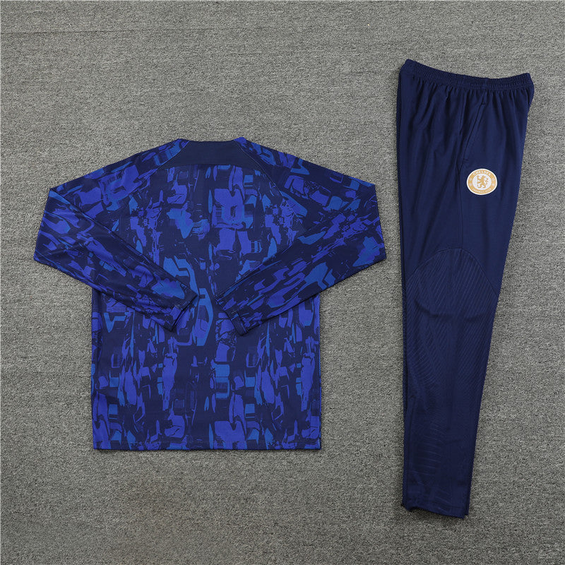 Buzo Completo Chelsea Diseño Azul