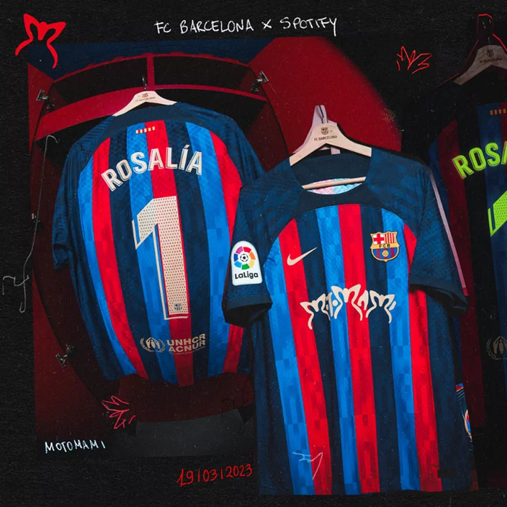 Camiseta FC Barcelona "MOTOMAMI" Local 2022/23 Versión Fan