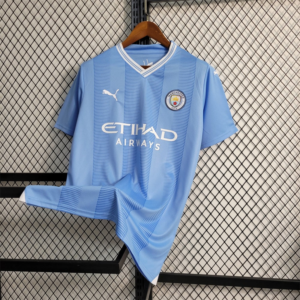 Camiseta Manchester City Local 2023/24 Versión Fan