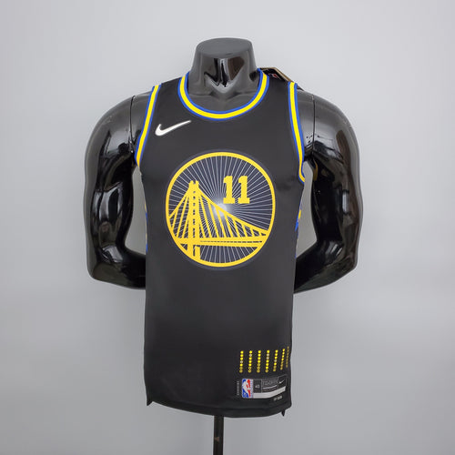 Camiseta Golden State Warriors Clásica Negra NBA 75 Aniversario