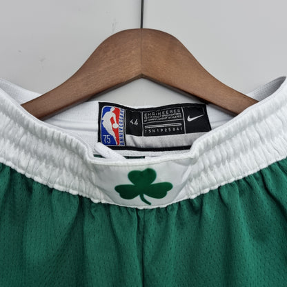 Camiseta NBA 75 Aniversario Boston Celtics Shorts Verde