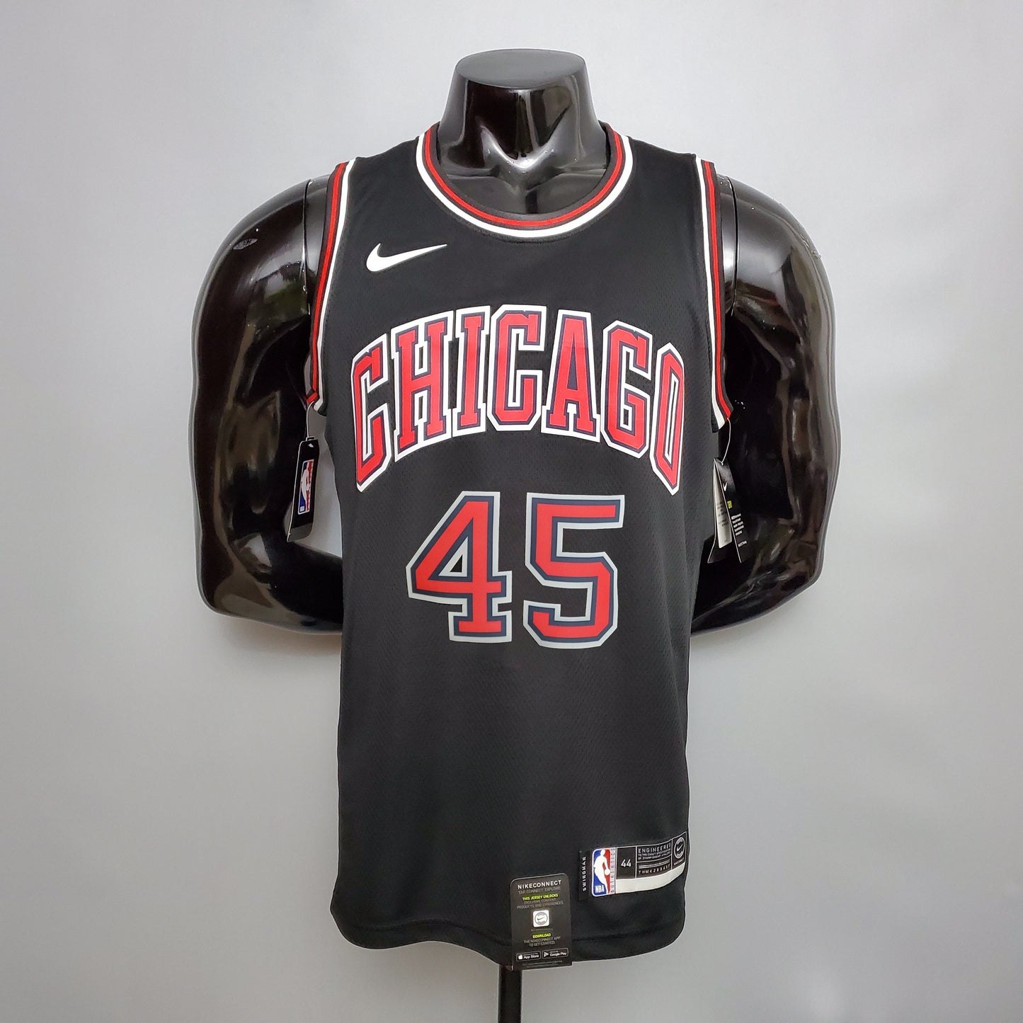 Camiseta Chicago Bulls Nike Negro NBA 75 Aniversario