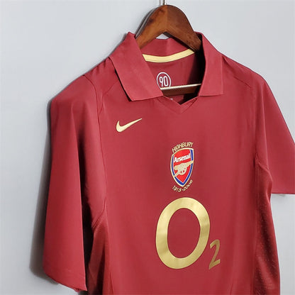 Camiseta Arsenal Retro 2005/06