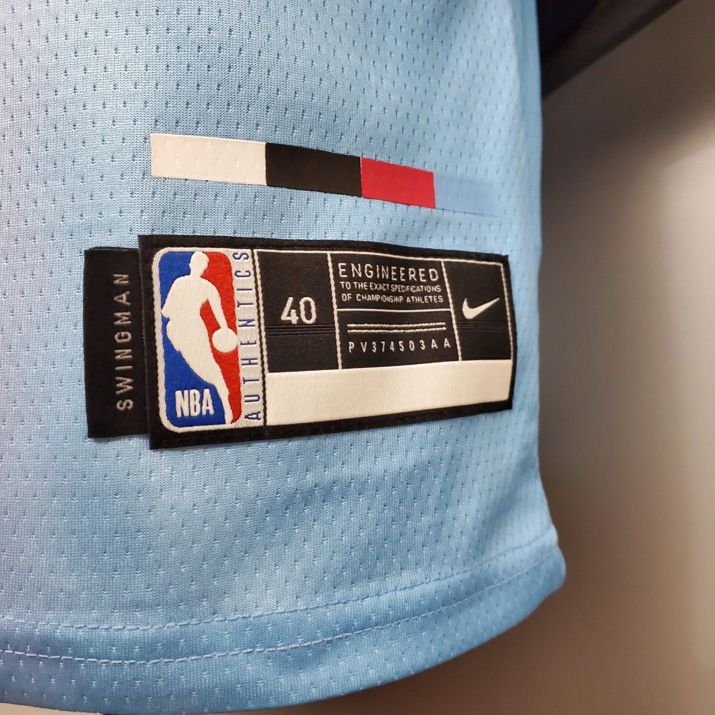 Camiseta Miami Heat "City Edition" Degradado Celeste Rosa