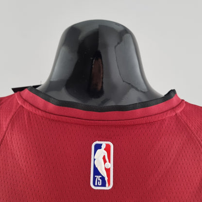 Camiseta NBA 75 Aniversario Miami Heat Roja