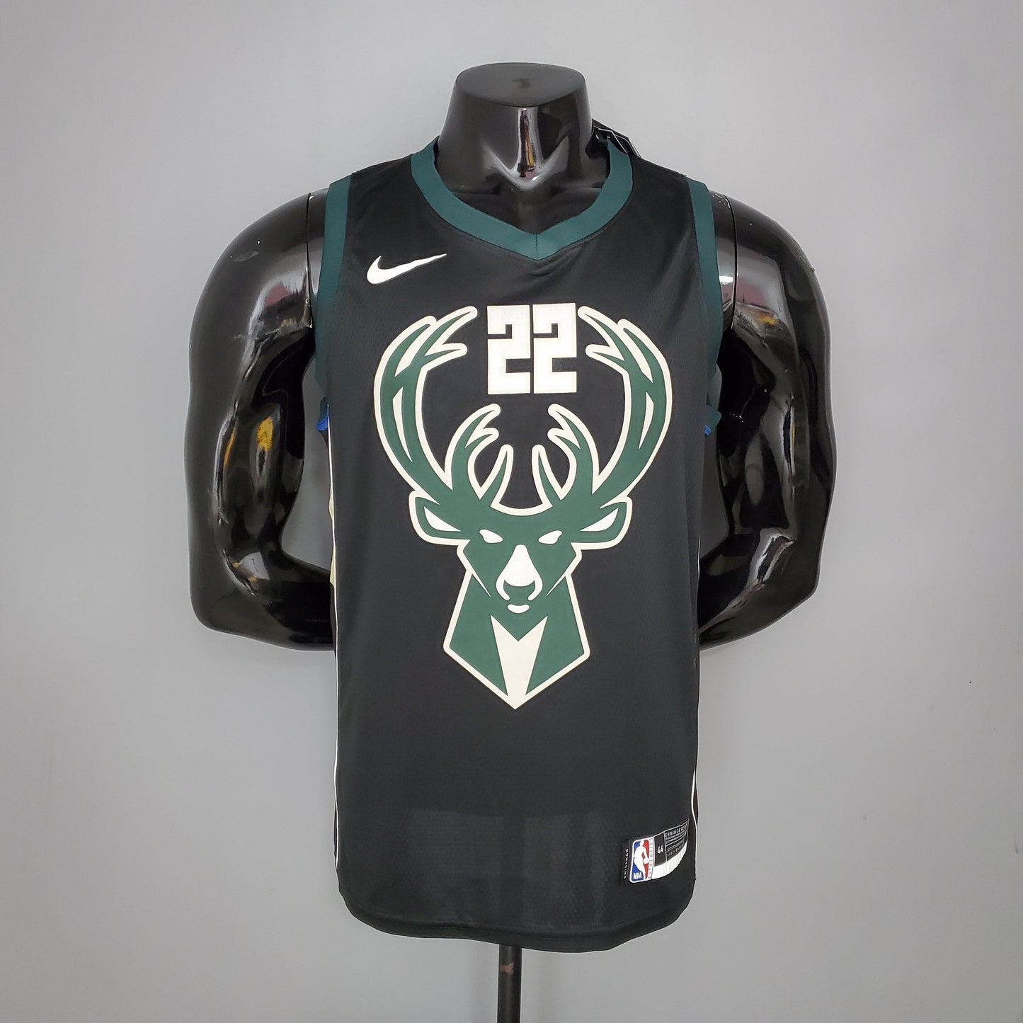 Camiseta Milwaukee Bucks Camiseta Negra NBA