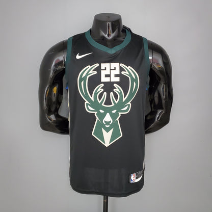 Camiseta Milwaukee Bucks Camiseta Negra NBA