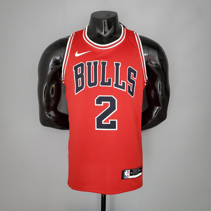 Camiseta Chicago Bulls Roja Clásica Nike Connect
