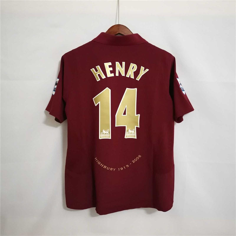 Camiseta Arsenal Retro 2005/06
