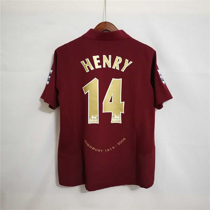 Camiseta Arsenal Retro 2005/06