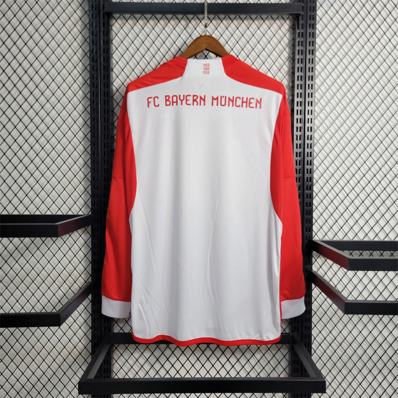Camiseta Bayern Munich Local Manga Larga 2023/24 Versión Fan