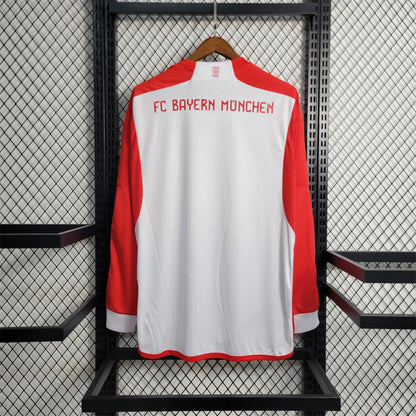 Camiseta Bayern Munich Local Manga Larga 2023/24 Versión Fan