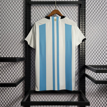 Camiseta Argentina Local Qatar 2022 Versión Fan