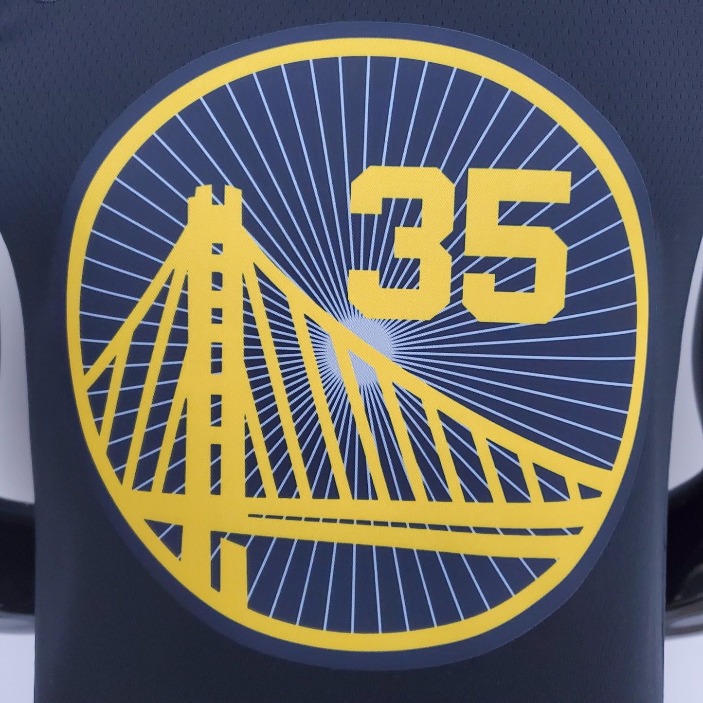 Camiseta Golden State Warriors Clásica Negra NBA 75 Aniversario