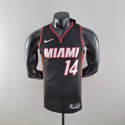 Camiseta NBA 75 Aniversario Miami Heat Negra