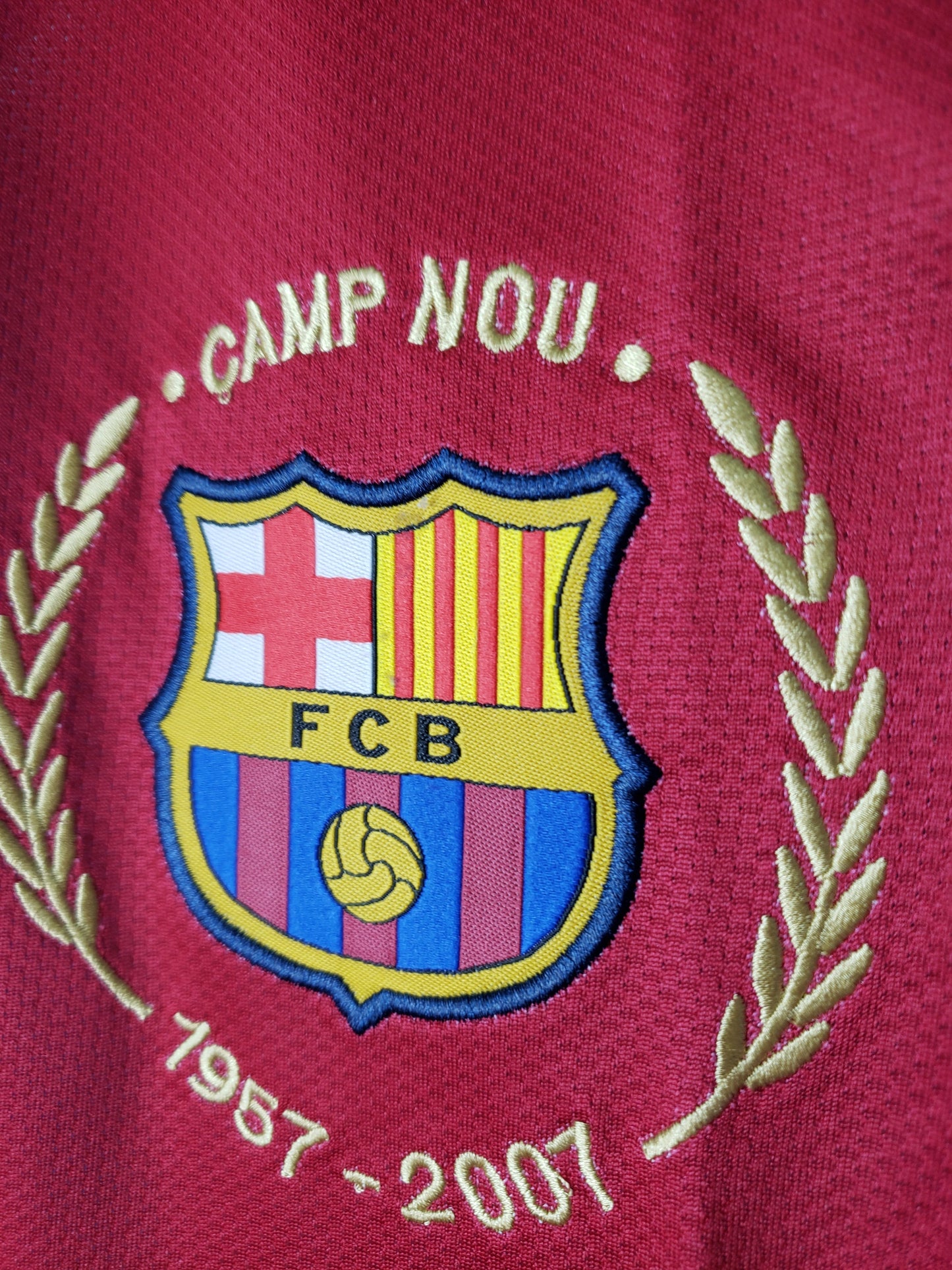Camiseta FC Barcelona Manga Larga Retro 2007/08