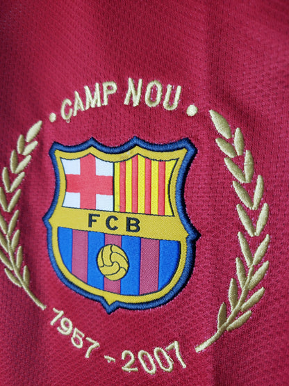 Camiseta FC Barcelona Manga Larga Retro 2007/08