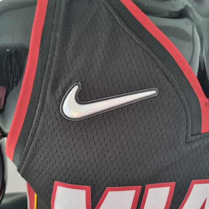 Camiseta NBA 75 Aniversario Miami Heat Negra