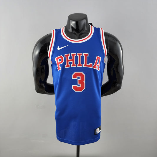 Camiseta Philadelphia 76ers Allen Iverson Azul
