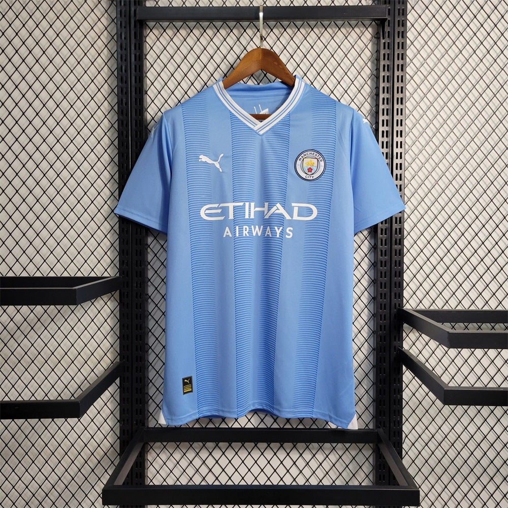 Camiseta Manchester City Local 2023/24 Versión Fan