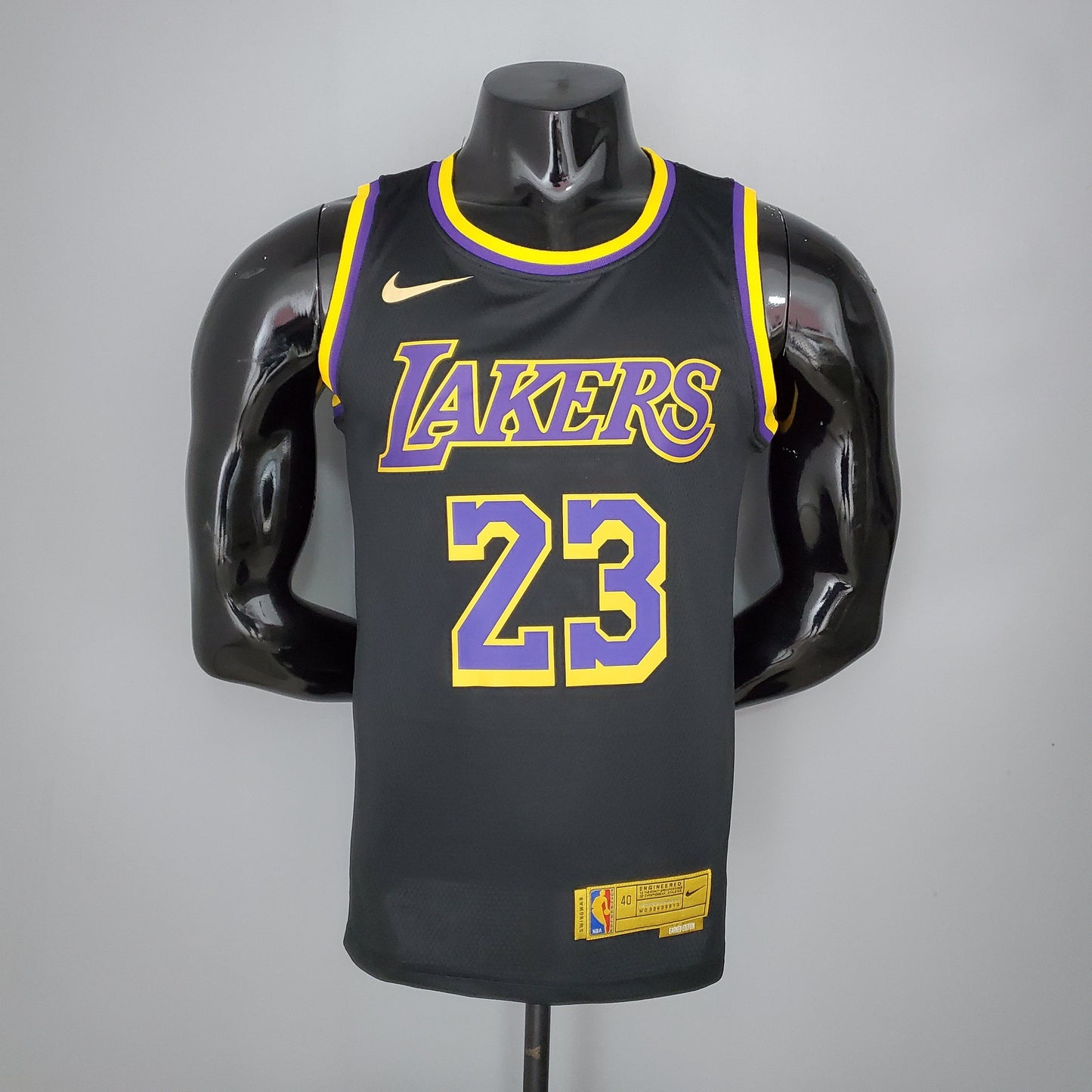 Camiseta LA Lakers Negra 2021 Versión Fan
