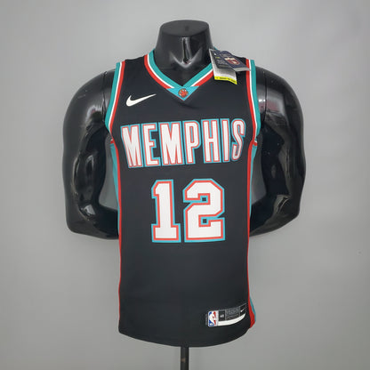 Camiseta Memphis Grizzlies Negra "Retro" Ja Morant