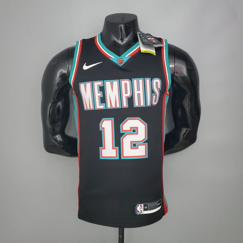 Camiseta Memphis Grizzlies Negra "Retro" Ja Morant