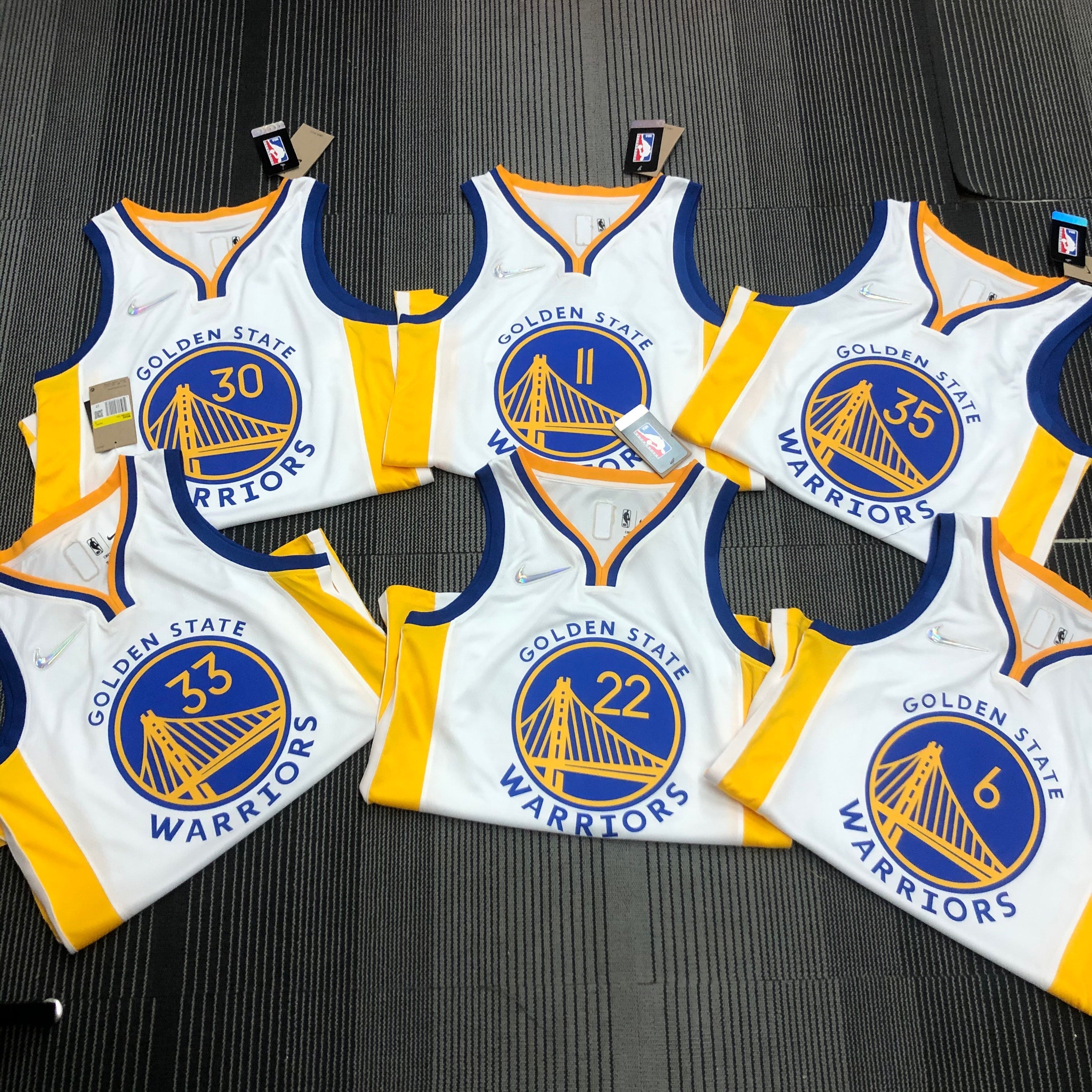 Golden State Warriors Clásica Blanca NBA 75 Aniversario