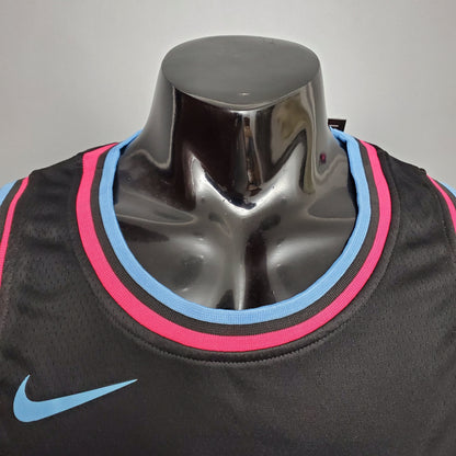 Camiseta Miami Heat Año 2020 Negra