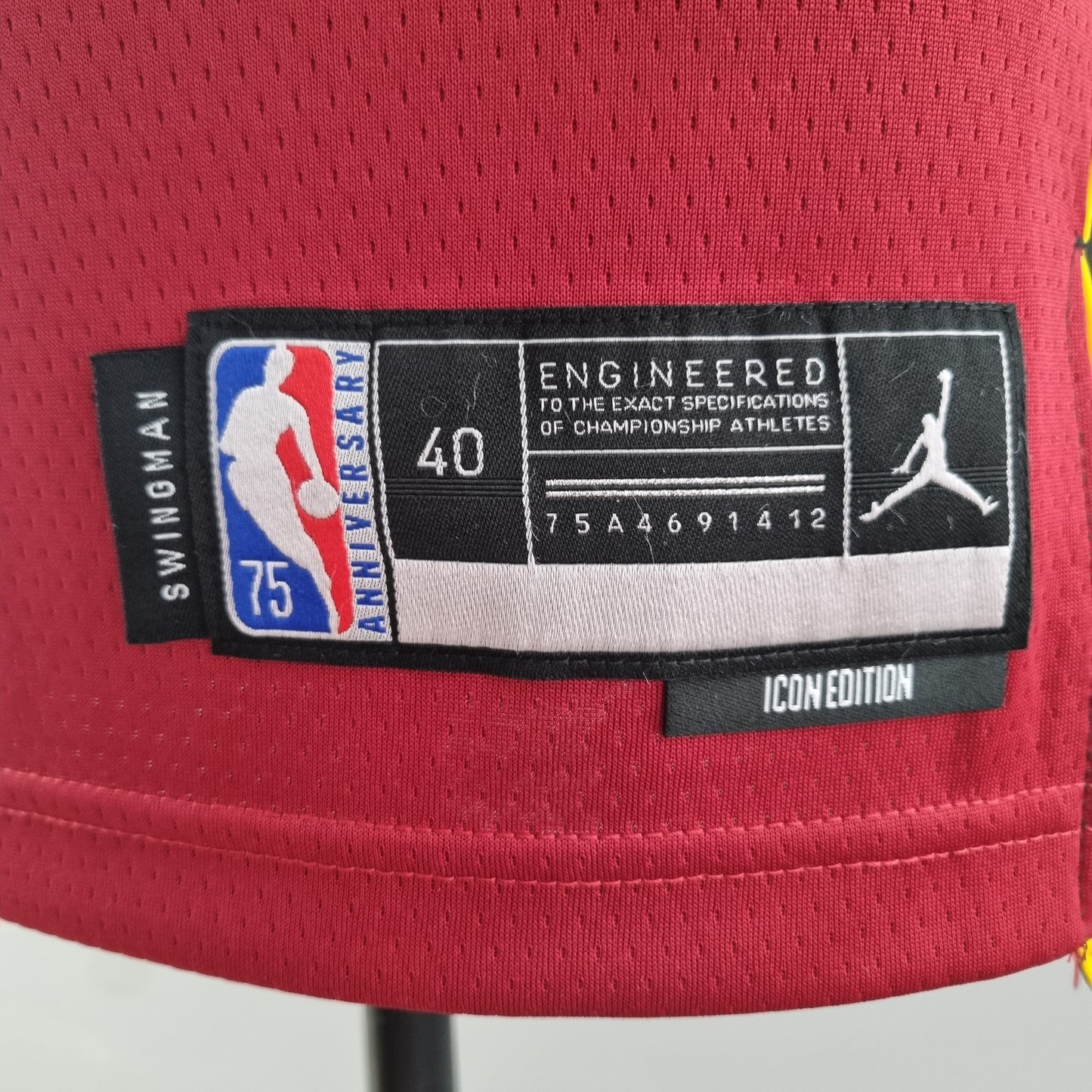 Camiseta NBA 75 Aniversario Miami Heat Roja