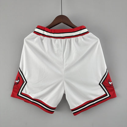 Camiseta Chicago Bulls Shorts Blanco