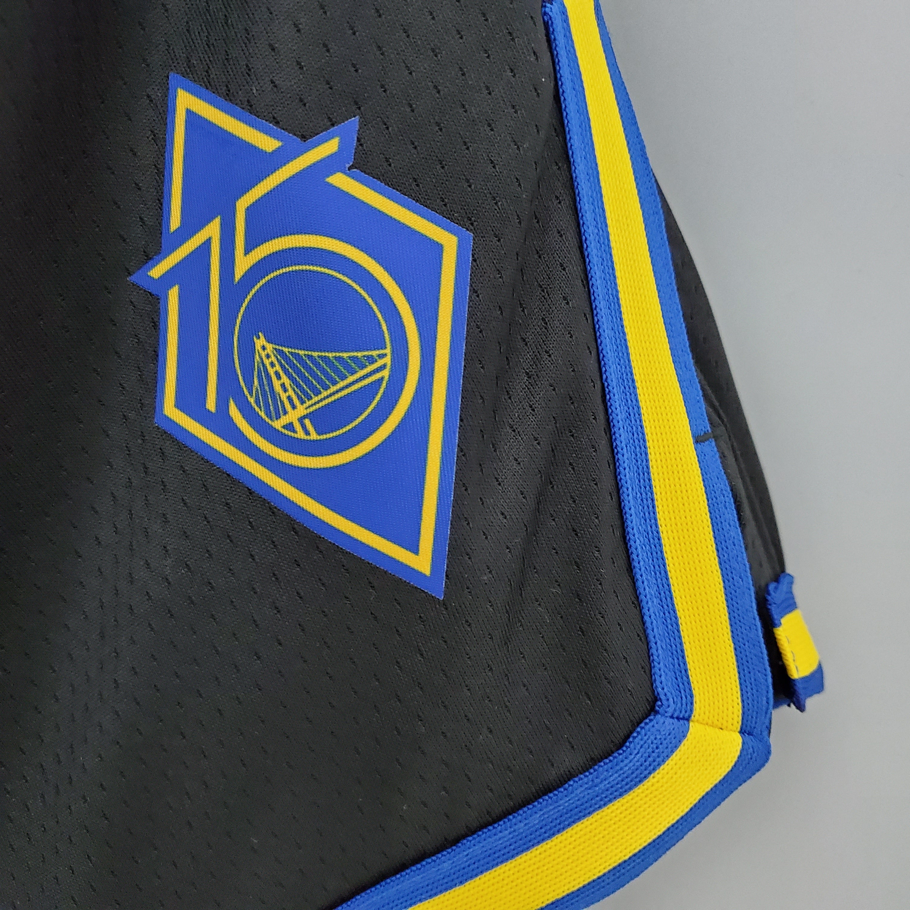 Golden State Warriors City Edition Shorts Negros