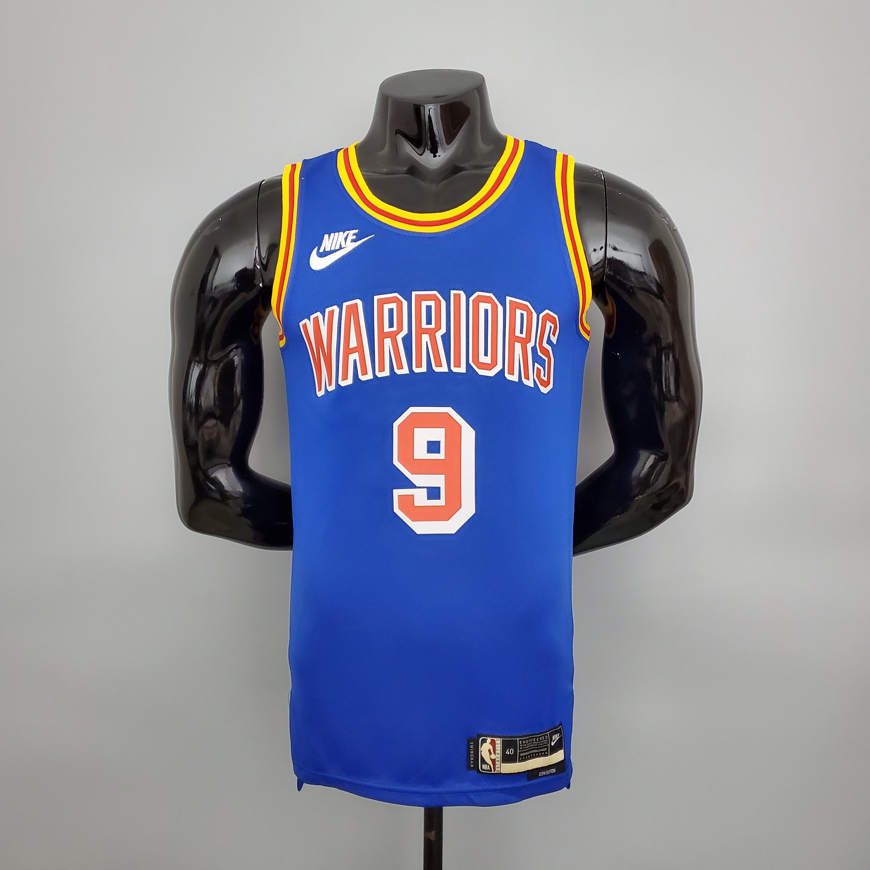 Golden State Warriors Edición Retro Azul NBA 75 Aniversario