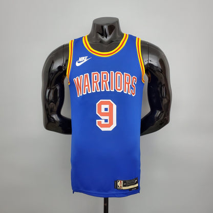 Camiseta Golden State Warriors Edición Retro Azul NBA 75 Aniversario