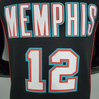 Camiseta Memphis Grizzlies Negra "Retro" Ja Morant