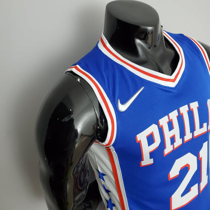 Camiseta NBA 75 Aniversario Philadelphia 76ers Azul