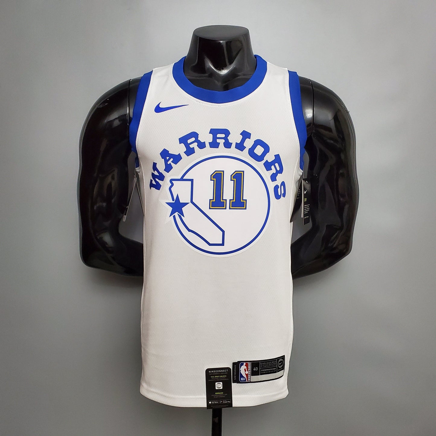 Camiseta Golden State Warriors Retro Blanca