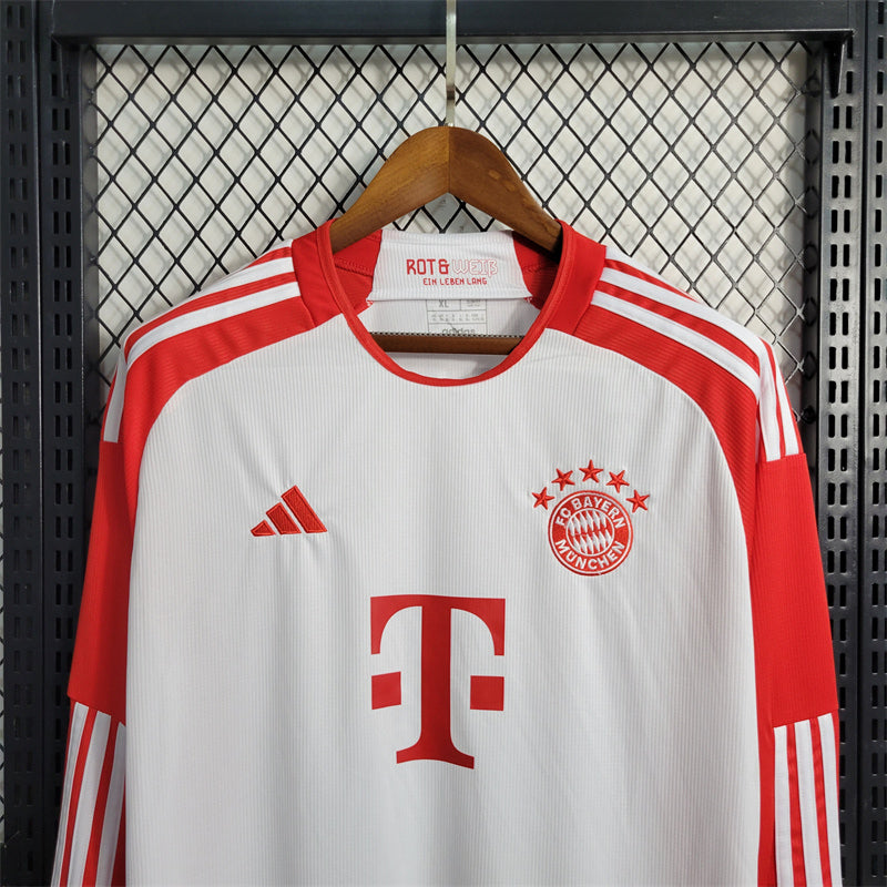 Camiseta Bayern Munich Local Manga Larga 2023/24 Versión Fan