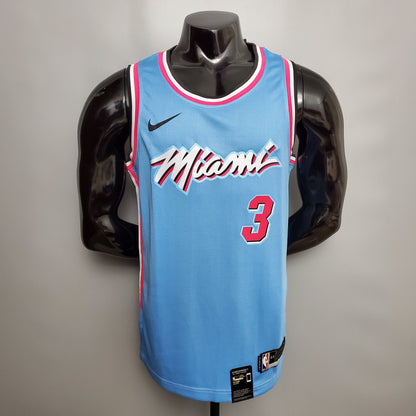 Camiseta Miami Heat Año 2020 Celeste