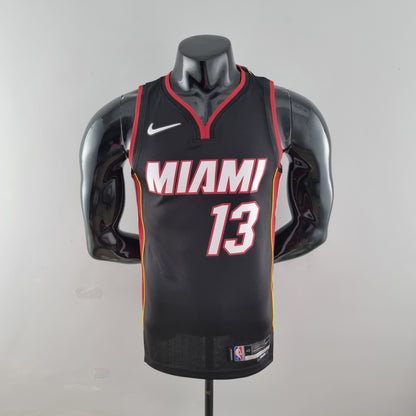 Camiseta NBA 75 Aniversario Miami Heat Negra