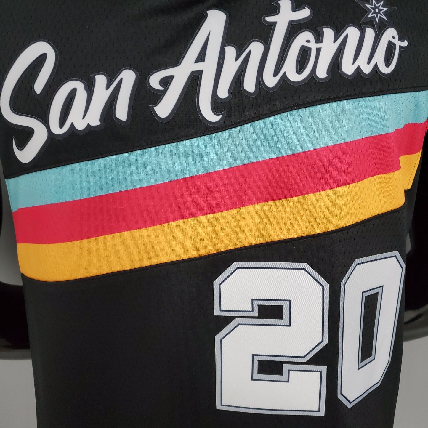 Camiseta San Antonio Spurs "City Edition" Negra NBA