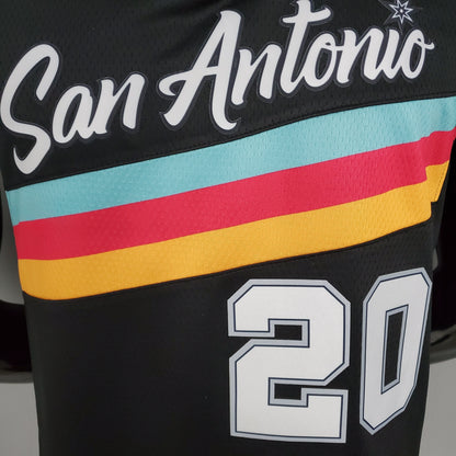 Camiseta San Antonio Spurs "City Edition" Negra NBA