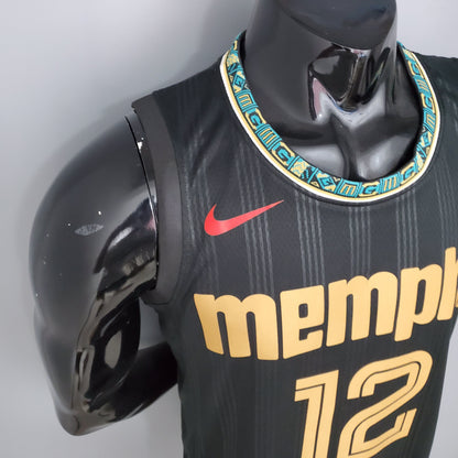 Camiseta Memphis Grizzlies Negra "City Edition" Ja Morant