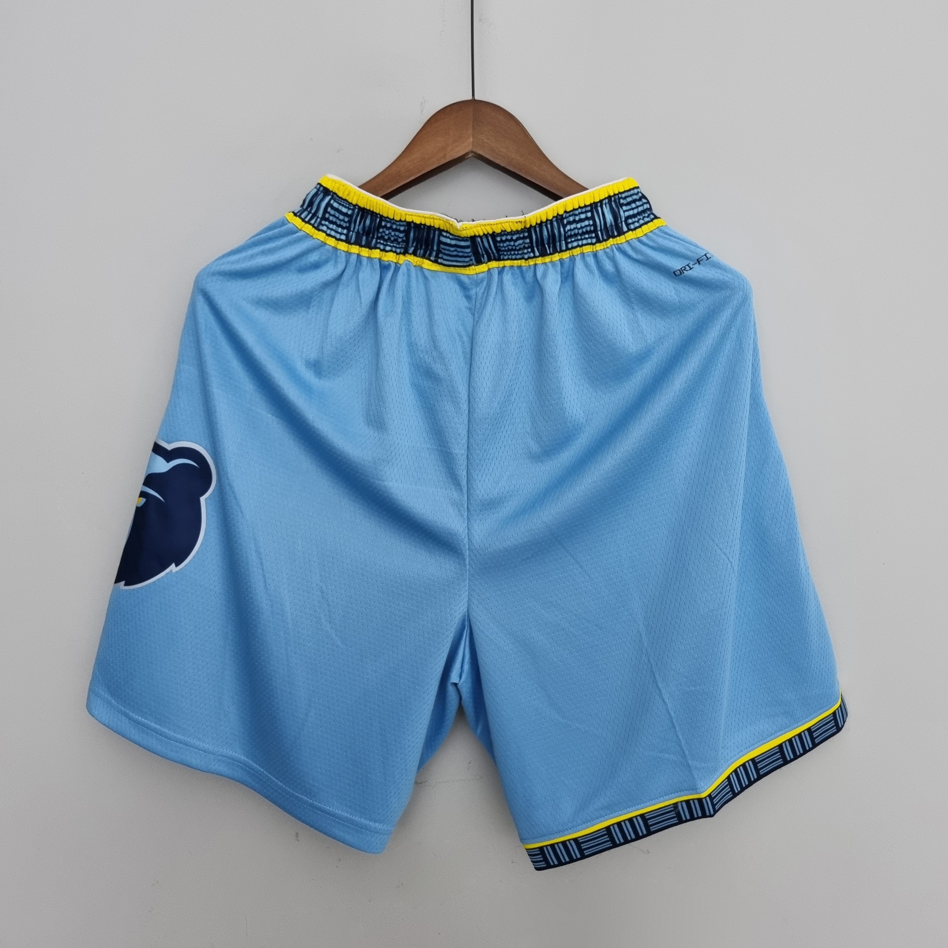 75 Aniversario Memphis Grizzlies "Jordan Edition" Shorts Celestes