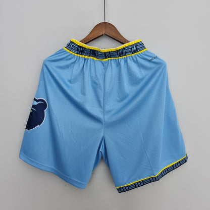 Camiseta 75 Aniversario Memphis Grizzlies "Jordan Edition" Shorts Celestes