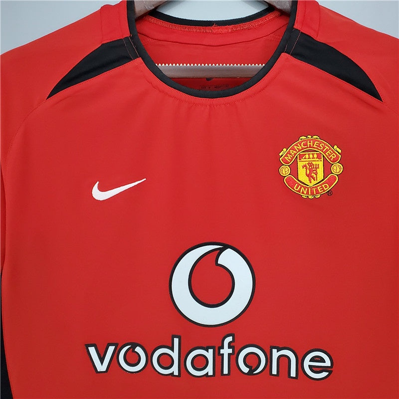 Camiseta Manchester United Local Retro 2002/04