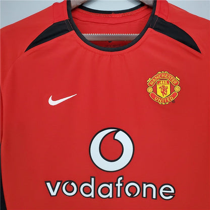 Camiseta Manchester United Local Retro 2002/04